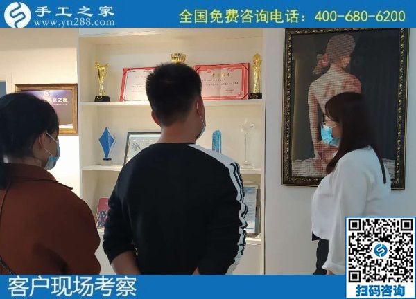 10月30日，代理手工活加工項目，加工費有保證的正規(guī)手工活，就在這里，手工之家接待考察加工客戶剪影