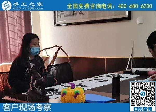 11月2日，手工活外發(fā)回收，這個(gè)可以拿回家做的手工活能掙錢嗎？實(shí)地看看就知道了，手工之家接待考察加工客戶剪影(圖3)