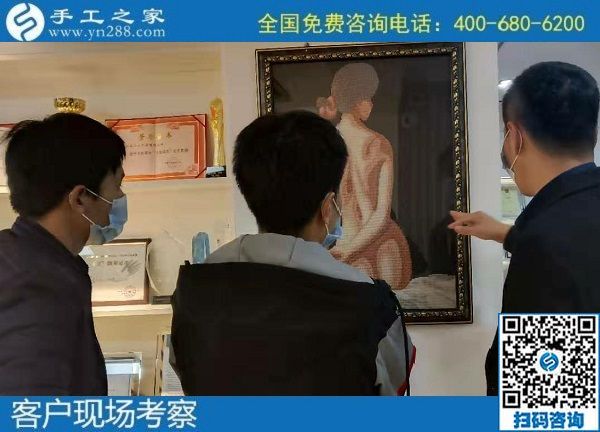 11月10日，正規(guī)供料的手工活，把這個(gè)手工活拿回家做就對(duì)了，手工之家接待考察加工客戶剪影