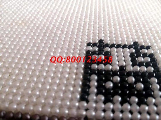 1月21日，拿回家做的手工活，找手工活做，這里手工活代理加工項目很受歡迎，圖為勵志珠珠繡成品細(xì)節(jié)實拍