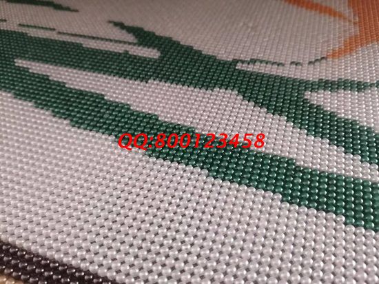 1月23日，正規(guī)供料的手工活，這里的手工活代理加工項目是非遺項目，勵志珠珠繡成品細節(jié)實拍
