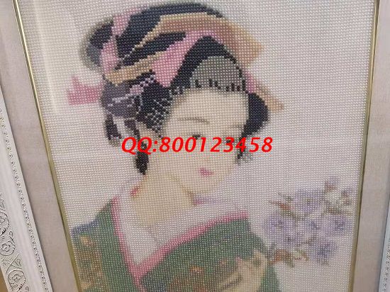 1月24日，可以寄到家做的手工活，這個十多年的手工企業(yè)是很多人的選擇，勵志珠珠繡成品細節(jié)實拍