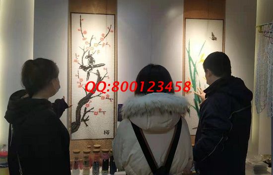3月14日，可以寄到家做的手工活，正規(guī)手工活加工項目就選非遺項目勵志珠珠繡，手工之家接待考察合作加工客戶剪影