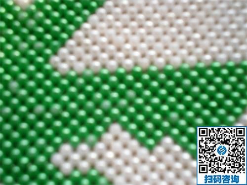 以前做過(guò)鉆石繡，現(xiàn)在做手工之家的勵(lì)志珠繡(圖1)