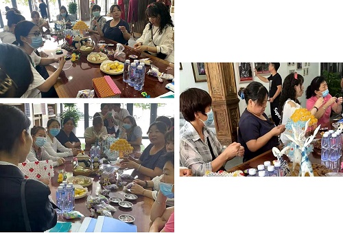 培訓、提供材料，為了大家空閑時間能有份收入--- --- 記手工之家在邯鄲市叢臺區(qū)婦女手工藝協(xié)會(圖2)