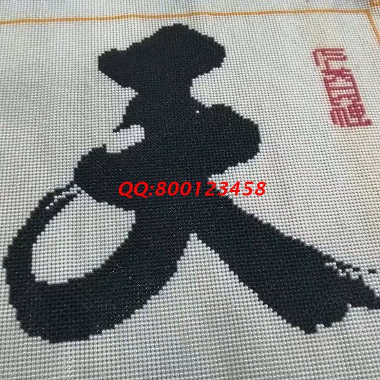 9月3日，做好珠繡外發(fā)手工活，在家做手工活掙錢，加工人員要做到這幾點(diǎn)。圖為勵(lì)志珠珠繡成品細(xì)節(jié)實(shí)拍