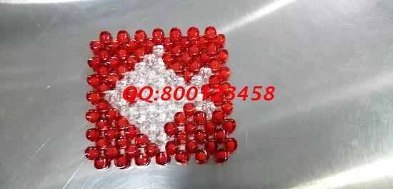 10月16日，正規(guī)外發(fā)加工手工活，可以寄到家做的手工活，簡(jiǎn)單好做是這個(gè)樣子，圖為手工之家勵(lì)志珠珠繡串珠成品實(shí)拍