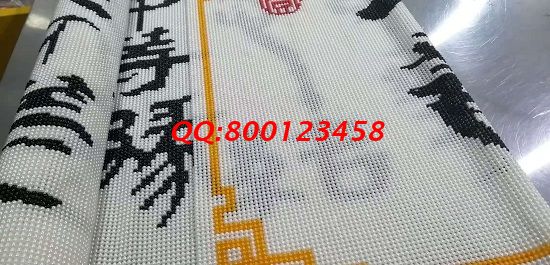 11月21日，想做手工活掙錢，可以寄到家做的手工活，就來手工之家這個(gè)可靠溫馨的大家庭，圖為勵(lì)志珠珠繡成品細(xì)節(jié)實(shí)拍