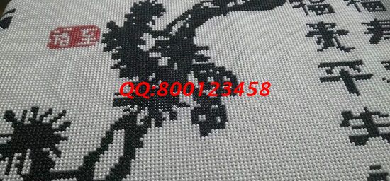 12月14日，年終歲末，找手工活做，在家做手工活掙錢，這個(gè)寄到家做的手工活外發(fā)加工項(xiàng)目很不錯(cuò)，圖為勵(lì)志珠珠繡成品細(xì)節(jié)實(shí)拍(圖2)