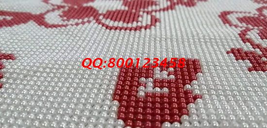 11月16日，可以帶回家做的手工活，在家做手工活掙錢，珠繡串珠手工活很重視服務(wù)和培訓(xùn)，圖為勵(lì)志珠珠繡成品細(xì)節(jié)實(shí)拍(圖3)