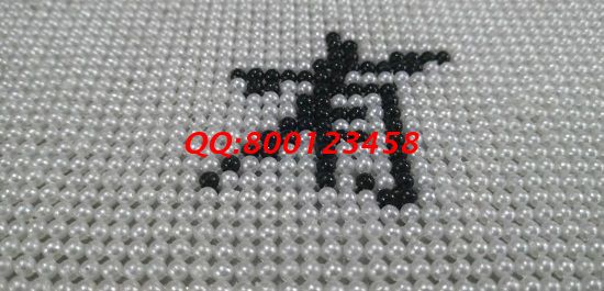 12月17日，冬天在家做手工活加工，可以帶回家做的手工活選手工之家的珠繡串珠手工活外發(fā)加工項(xiàng)目，圖為勵(lì)志珠珠繡成品細(xì)節(jié)實(shí)拍(圖2)