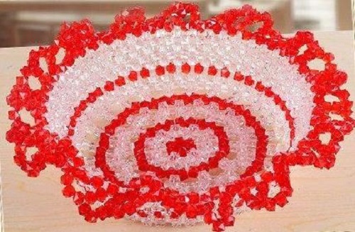 3月16日，代加工手工活，耐心點(diǎn)，你我都能做好手工之家的珠繡串珠外發(fā)手工活，圖為勵(lì)志珠珠繡串珠成品（果盤）實(shí)拍