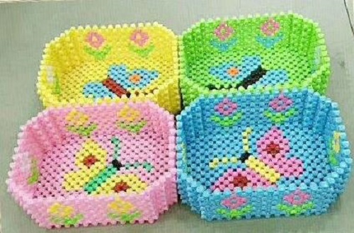 3月16日，代加工手工活，耐心點(diǎn)，你我都能做好手工之家的珠繡串珠外發(fā)手工活，圖為勵(lì)志珠珠繡串珠成品（果盤）實(shí)拍