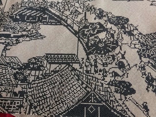 5月17日，在家做的手工活正規(guī)平臺，正規(guī)手工活大批量外發(fā)加工，不斷創(chuàng)新的手工之家給大家發(fā)展的美好前景和希望，圖為勵志珠珠繡手工（清明上河圖）細(xì)節(jié)剪影