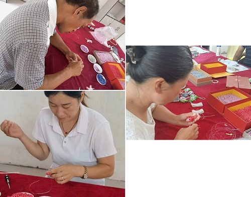 承接珠繡手工活加工項(xiàng)目，大財(cái)富從小處著手累積(圖1)