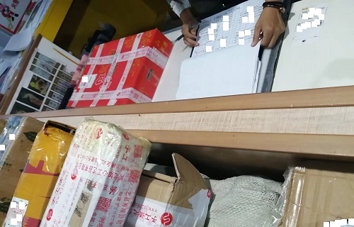 9月22日，純手工活外發(fā)加工項目，手工活兼職，選擇手工之家的加工人員了解的途徑有些不同，圖為成品倉庫今日待檢手工產(chǎn)品剪影
