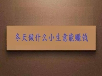 這個冬天創(chuàng)業(yè)，投資小生意要掙錢，就要注意這3點