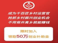 做鄉(xiāng)村運營官，領50萬創(chuàng)業(yè)補助金