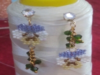 12月1日，靠譜手工兼職平臺，在家兼職平臺正規(guī)的日結(jié)手工有沒有，在家手工掙錢，開飾品加工廠，手工之家與合作人員相互成就、精誠合作，圖為串珠米珠繡手工產(chǎn)品剪影