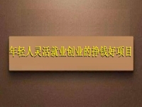 越來越多的年輕人選擇靈活就業(yè)創(chuàng)業(yè)，這兩個能賺錢的項目前景好