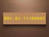 投資小、適合一個人干，這個純手工就是這樣的創(chuàng)業(yè)項目