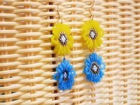 1月24日，外發(fā)手工活正規(guī)平臺，開飾品加工廠，在家做手工掙錢，選手工之家，認真做，踏實掙錢，圖為串珠米珠繡手工產品剪影