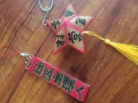 1月5日，在家就能賺錢的工作，拿回家做的手工活，小成本創(chuàng)業(yè)做手工傳承官，手工之家的純手工在農(nóng)村做很合適，圖為串珠米珠繡純手工產(chǎn)品剪影