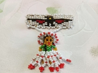 3月1日，外發(fā)手工正規(guī)平臺(tái)，兼職手工在家可做，小成本創(chuàng)業(yè)開手工加工廠、做手工傳承官，與手工之家合作，大家都有滿意的地方，圖為串珠米珠繡純手工產(chǎn)品剪影