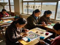拿回家做，在家開手工加工廠做飾品類純手工，確實能掙錢