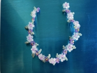 3月21日，寶媽手工兼職創(chuàng)業(yè)，正規(guī)手工接單平臺，小成本創(chuàng)業(yè)開手工加工廠，在手工之家，合作越久越掙錢，圖為串珠米珠繡純手工產(chǎn)品剪影