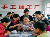 4月9日，在家做兼職的正規(guī)平臺(tái)，在家做手工靈活就業(yè)，微創(chuàng)業(yè)做家庭手工工作室（手工傳承官），在手工之家，大家決定自己的收入，圖為串珠米珠繡純手工產(chǎn)品剪影