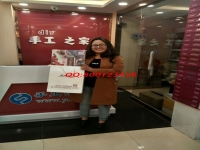 山東德州劉女士來手工活之家考察，欲自主創(chuàng)業(yè)組織人做手工活