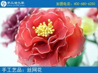 你見(jiàn)過(guò)這么漂亮的絲網(wǎng)花嗎？純手工制作廢物利用 花的世界花的海洋！