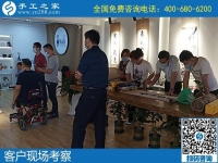 5月24日，長(zhǎng)期穩(wěn)定的手工加工回收項(xiàng)目，就是針?lè)ê?jiǎn)單，培訓(xùn)成體系的勵(lì)志珠珠繡，手工之家接待考察加工客戶剪影