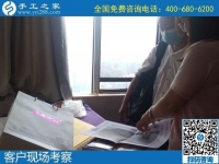 9月16日，手工活外發(fā)回收，手工活賺錢，這里的手工活代理加工項目真的不錯。手工之家接待考察加工客戶剪影
