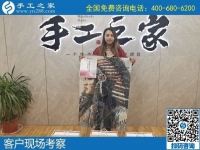 10月3日，手工活外發(fā)回收，這個(gè)可以寄到家做的手工活讓人安心在家掙錢，手工之家接待考察合作加工客戶剪影