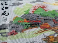 8月24日，全面了解后合作，這個可以寄到家做的手工活讓大家心里放心踏實，圖為勵志珠珠繡成品細(xì)節(jié)實拍