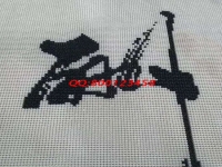 9月3日，做好珠繡外發(fā)手工活，在家做手工活掙錢，加工人員要做到這幾點。圖為勵志珠珠繡成品細(xì)節(jié)實拍
