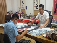 9月17日，想做合格的外發(fā)手工活產(chǎn)品，想象不管用，親自做才行，珠繡拿回家做的手工活很受歡迎，手工之家接待考察合作加工客戶剪影