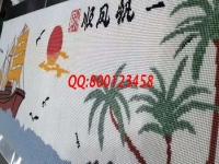 11月25日，想做手工之家的珠繡手工活代理加工項(xiàng)目，這個(gè)可以在家做的手工活很滿意，每次會(huì)領(lǐng)多少加工材料？圖為勵(lì)志珠珠繡成品細(xì)節(jié)實(shí)拍
