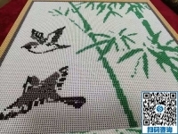 在家做非遺勵(lì)志珠珠繡手工活常年足不出戶把錢(qián)賺，真幸福！